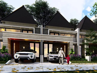 RUMAH BAGUS DESAIN MODERN VIEW CANTIK DI KOTA BATU (PGR2 KAV O14)