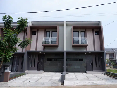 Rumah Baru 2 Lantai Lokasi Strategis Dekat Tol Sentul Bogor