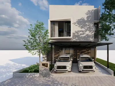 Rumah baru modern tropis di Cisitu dekat ITB Dago asri