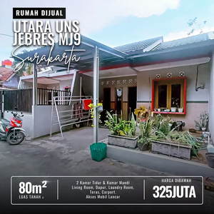 Rumah Dijual Solo Surakarta Mojosongo Jebres UNS SMA N 8