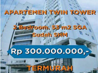 Bisa Kpa Dijual Apartemen Twin Tower Tengah Kota Surabaya Jarang Ada