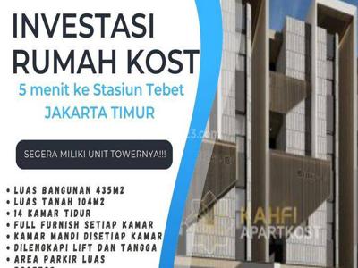Investasi Rumah Kost di Jakarta Timur 500 Meter Mall Basura 5 Lt