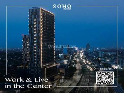 SOHO PANCORAN KANTOR EKONOMIS BENEFIT SMART WORKING & SMART LIVING LUAS 132.89 m2