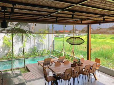 Luxury Villa With Ricefield View di Canggu Strategis Dekat Pantai