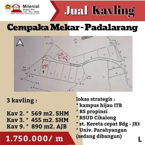 Dijual Kavling Cempaka Mekar Padalarang Bandung