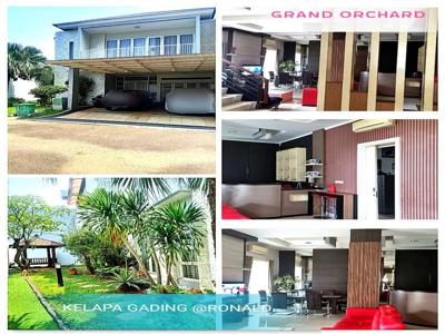 DIJUAL RUMAH GRAND ORCHARD KELAPA GADING 270m2 BEBAS BANJIR