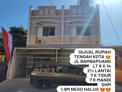 Dijual Rumah jl.G.Bambapuang dekat Jl.G.Salahutu 7 kmr SHM