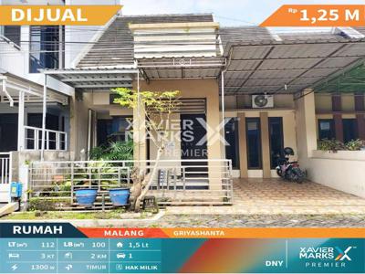 Dijual Rumah Luas Bagus di Griyashanta Suhat Lowokwaru Malang