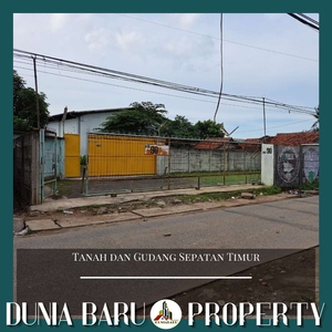 Dijual Tanah dan Gudang di Sepatan Timur Kedaung Barat