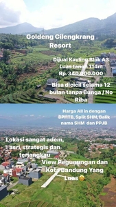 Hanya 2,99jt/m Kavling murah di Bandung Timur dengan view bandung