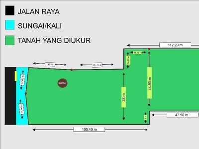 JUAL CEPAT Tanah Winong Cirebon Lt 7000 m² Dekat Tol Palimanan, ITB