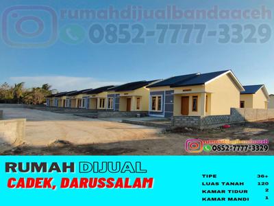 Jual rumah subsidi di Cadek Darussalam dekat Banda Aceh & UNSYIAH DP m