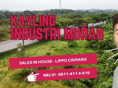 Jual Tanah Industri Pergudangan Delta Silicon 2 Harga Nego di Cikarang