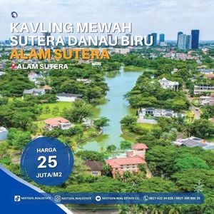 Kavling Mewah Sutera Danau Biru Alam Sutera