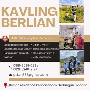 kavlingan berlian residence sidoarjo