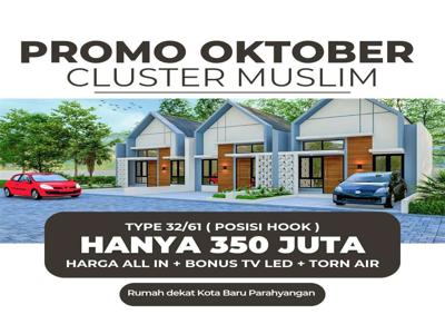 Promo Oktober Rumah Hook di Cluster Muslim Bandung Barat