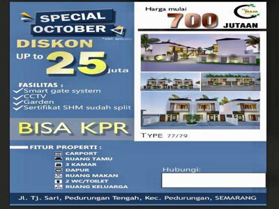 Promo Rumah 2 Lantai Cluster MAJA Pedurungan