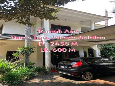 Rumah Asri TERLUAS Harga NJOP di Duren Tiga, Pancoran, Jakarta Selatan