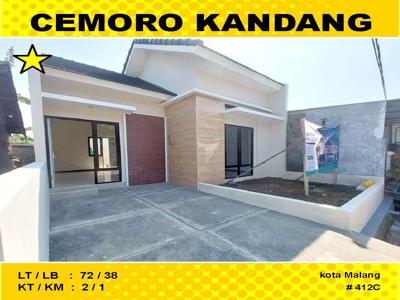 Rumah Baru Luas 72 di Cemorokandang Sawojajar kota Malang _ 412C
