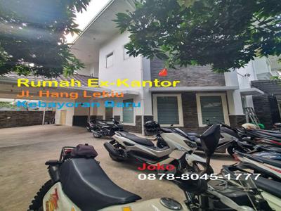 Rumah Ex Kantor Area Elit Jl. Hang Lekiu, Kebayoran Baru, Jakarta Sltn