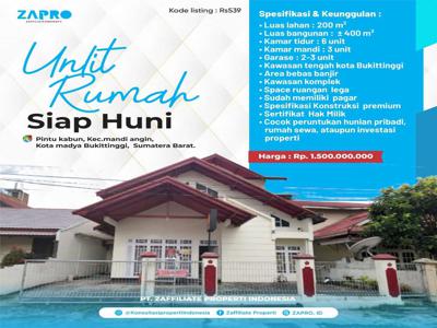 Rumah Siap Huni Cocok untuk Hunian Pribadi, Rumah Sewa&Investasi di Bu