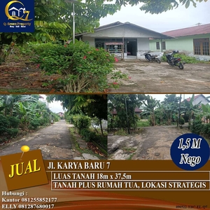 Tanah Jl. Karya Baru 7, Pontianak, Kalimantan Barat