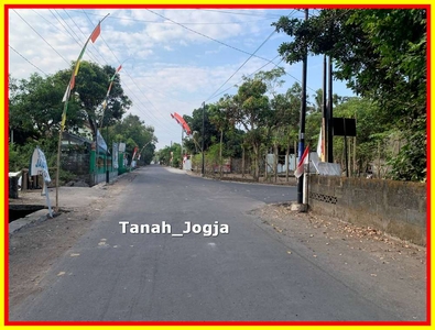 Tanah Jogja di Kalasan, Dekat Candi Sari, SHM Siap Bangun; LT 119-190m