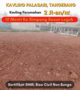 Tanah Kavling Mulai 2 Jt-an Hanya 10 Menit Simpang Susun Legok