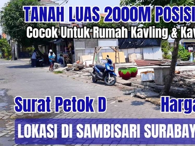 Tanah Sambisari Lontar Surabaya Barat