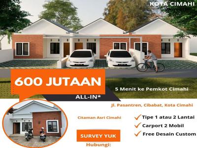 ALL IN! HUNIAN MINIMALIS DI BANDUNG UTARA CUMA 600 JT AN BISA KPR