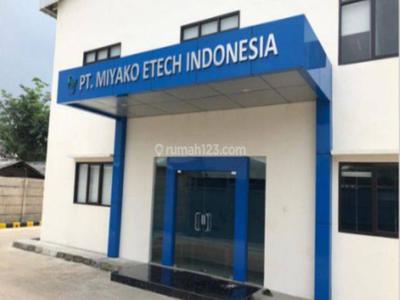 Dijual Pabrik Ex. PT. Miyako Etech Indonesia