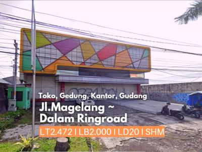 GEDUNG,RUKO,GUDANG JL.MAGELANG DALAM RINGROAD DEKAT TUGU,MALIOBORO