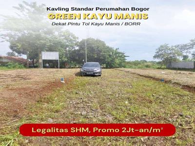 1 Unit Terakhir! Kavling SHM Area Kayu Manis, Kota Bogor