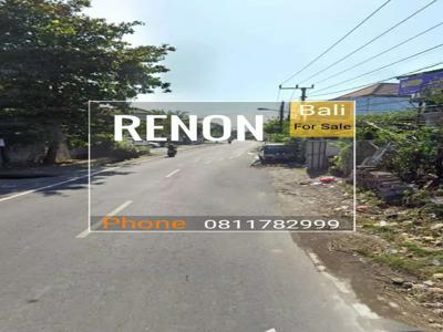 RENON | 150m2 | Tanah Pinggir Jalan Tukad Balian Dekat Badung, Barito