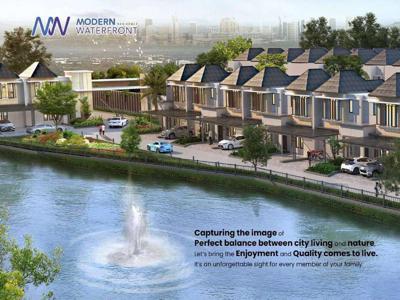 Rumah Baru 3 Lantai di Modernland Tangerang. Cluster Modern Waterfront