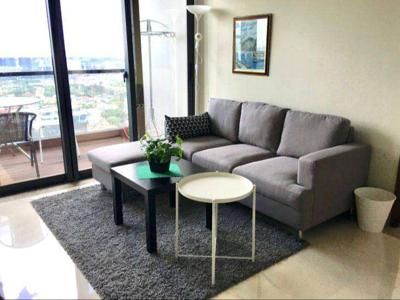 Sewa Apartemen District 8 ~ 1Br / 70 m2, Fully Furnish, Hadap Timur