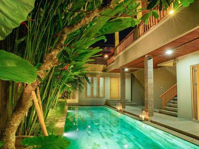 Sewa Harian Villa Modern 3 Kamar di Canggu Bali - BVI24464