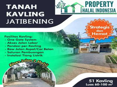 Tanah Kavling SHM LT. 71 m2 Siap Bangun Rumah Jatibening Pondok Gede