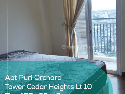 Apartement Puri Orchard Tower Cedar Heights Wing A Lt 10, 1br, Semi Furnished