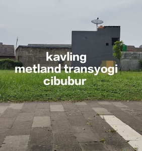 Dijual Kavling metland transyogi. Boulevard Dekat mall metropolitan