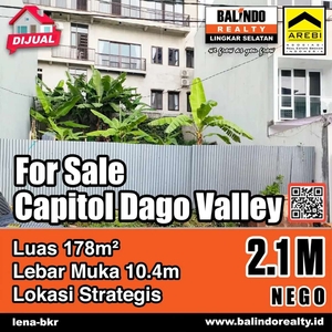 Dijual Kavling Siap Bangun Di Capitol Dago Valley