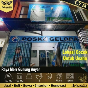 Dijual Ruko Raya Merr Gunung Anyar Surabaya
