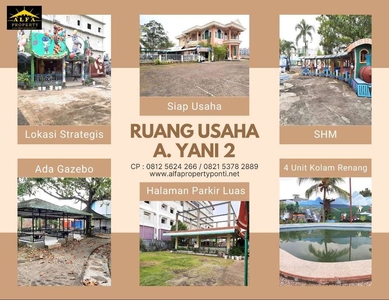 Disewa Lahan + Gedung Siap Usaha Tepi Jalan Ahmad Yani Pontianak