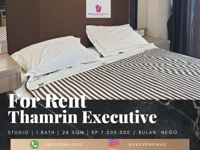 Disewakan Apartemen Thamrin Executive Type Studio Full Furnished