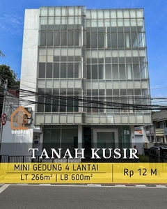 Gedung 4 lantai siap pakai di tanah kusir Jakarta selatan