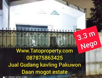 Jual Gudang Pakuwon Daan Mogot Estate 400 m Tato