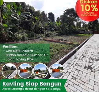 Kavling siap bangun villa Ciapus Bogor, dekat Setu Tamansari, Curug