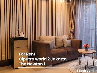 Rent Ciputra World 2 Jakarta The Newton 1, Kuningan, 1 Bedroom, 42 M2, Mid Floor, Furnished