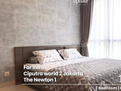 Rent Ciputra World 2 Jakarta The Newton 1, Kuningan, 2 Bedroom, 62 M2, Mid Floor, Furnished