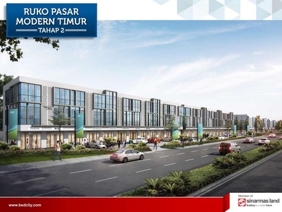 RUKO PASAR MODERN TIMUR TAHAP 2 BSD CITY